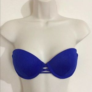 Victoria's Secret Strapless Cross Front Bikini Top